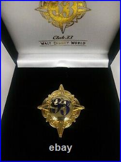 Club 33 Walt Disney World WDW Florida large pin New In Box