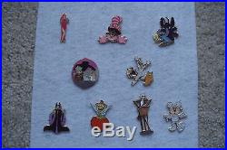 Complete 9 Pin Mystery Set 49856 DisneyStore. Com Disney's Trick or Treat