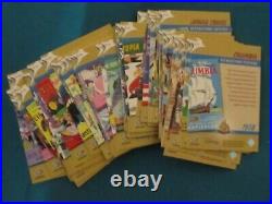 Complete Dard Sets Disneyland 40th, 50th and 1991 Preview in a Disney Binder