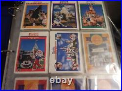 Complete card Sets U. D. Disneyland 40th, 50th 8 Commemorative in Disney Binder