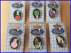 Complete set of Disney's Ratatouille Limited Release Hide and Squeek Pins