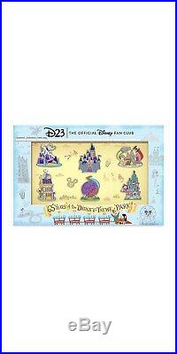 D23 65 Years of the Disney Theme Parks 6-pin set LE 3300 Confirmed Order