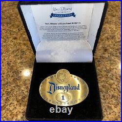 D23 Disney Archives Collection Walt's Disneyland Badge #1 Reproduction Pin