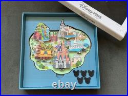 D23 Disney Beyond the Magic Walt Disney World Park Icons Pin Set LE 500