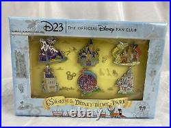 D23 Fan Club 65 Years of the Disney Theme Park Limited 6 Pin Set