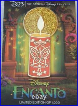 D23 Shop Disney Encanto Magic Miracle Candle Madrigal Family Pin Le 1000