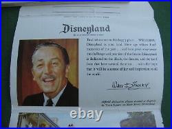 DISNEYLAND 2 Sets of Disneyland Theme Park Folding Postcards