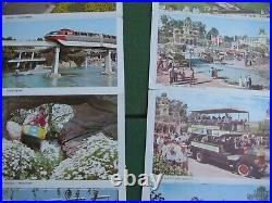 DISNEYLAND 2 Sets of Disneyland Theme Park Folding Postcards