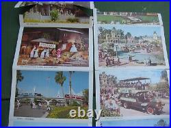 DISNEYLAND 2 Sets of Disneyland Theme Park Folding Postcards