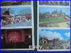 DISNEYLAND 2 Sets of Disneyland Theme Park Folding Postcards