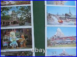 DISNEYLAND 2 Sets of Disneyland Theme Park Folding Postcards