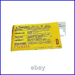 DISNEYLAND Coupon Book 1970's Pass THEME PARK TICKET Disney Souvenir VTG A D