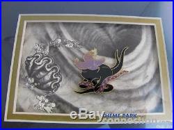 DISNEY Female VILLAINS Framed 4 PIN Set Maleficent Evil Queen Cruella Ursula LE