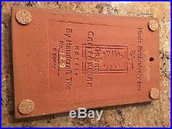 DISNEY GRAND CALIFORNIAN HOTEL HAND CRAFTED pottery TILE #129