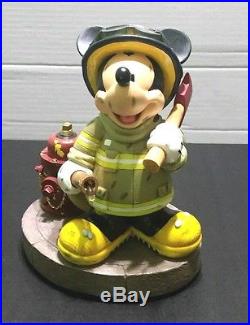 Disney Parks Mickey Mouse Fireman Statue Figurine The Art Of Disney Theme Parks