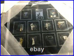 DISNEY STAR WARS WEEKENDS 2007 30TH ANNIVERSARY FRAMED PIN SET LE 100 NEW with COA