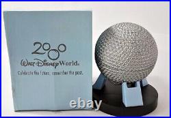 DISNEY WDW 2000 Epcot Spaceship Earth Celebrate the Future Display Statue IOB