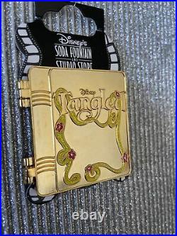 DSF DSSH Disney Tangled Gold Storybook Pin LE 400 Rapunzel New