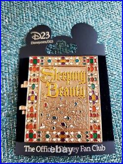 DisneyD23 SleepingBeauty Storybook Jumbo Jewel Book Archives PinOnOriginalCard