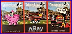 Disney 2019 AP Walt's Railroad Quarterly Train Series #1, #2 & #3 Pins all Mint