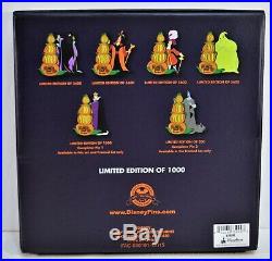 Disney 2019 Not So Scary Halloween Party Villains 5 Pin Boxed Set LE 1000 NEW
