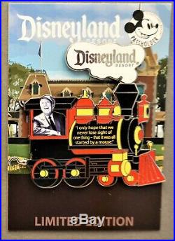 Disney 2019 Walt's railroad quarterly annual passholder Train Series Pin #1 Mint
