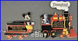 Disney 2019 Walt's railroad quarterly annual passholder Train Series Pin #1 Mint