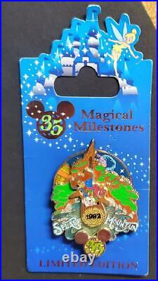 Disney 35 Magical Milestones 1992 Splash Mountain Opens Brer Rabbit Pin 48585