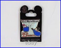 Disney 35th Anniversary WEDWay PeopleMover Mickey & Minnie 3-D Pin LE 1000 RARE