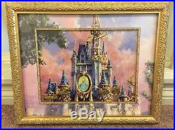 Disney 50th Cinderella Castle Peter Pan Lion King Alice Framed LE 100 Pin Set