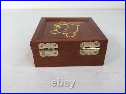 Disney 5 Pin Collection Pooh Tiger Piglet Owl Kanga 2002 Limited Box Collection