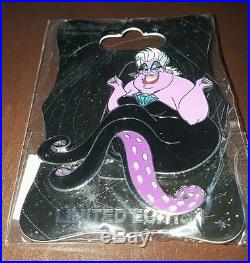 Disney 60th Anniversary WDI Imagineering Little Mermaid Pin Set Ariel, Ursula