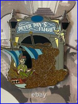 Disney A Day Disneyland Framed Pin Set LE 100! Aurora Dumbo Splash Mount MToad