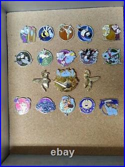 Disney Aladdin 25th Anniversary Mystery Pin COMPLETE SET with rare superchaser