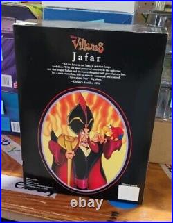 Disney Aladdin Jafar Doll Figure Theme Park Exclusive The Villians Sealed NEW