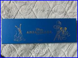 Disney Ambassador Hotel Pin Badge Set Disney VIP Tour Non-sale 5 items