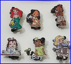 Disney Animators Collection Mystery Pins Series 1 2020 Ariel Belle Moana Tiana