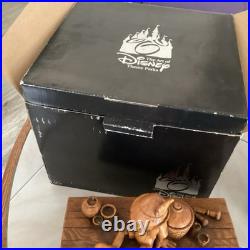 Disney Art Olszewski Theme Parks Pinocchio Carved Wood Lidded Box with Box