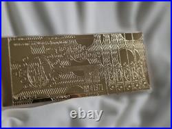 Disney Art of Disney Theme Parks 24k Gold Plated Opening Day Ticket with Box COA