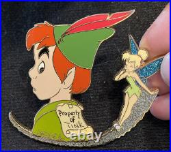 Disney Auction Peter Pan Tinker Bell April Fools Le100 Jumbo Pin