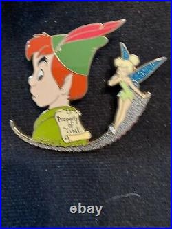 Disney Auction Peter Pan Tinker Bell April Fools Le100 Jumbo Pin