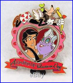 Disney Auctions LE 100 Pin Goofed-Up Valentines Little Mermaid Ariel Eric Ursula