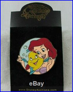 Disney Auctions LE 100 Pin Princess Friends Ariel Little Mermaid Sebastian