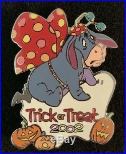 Disney Auctions Trick or Treat 2002 Eeyore as a Butterfly Pin LE /100 16113 Pooh