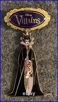 Disney Auctions Villains Maleficent Pin LE /100 Briar Rose 48736 Dragon Spinner