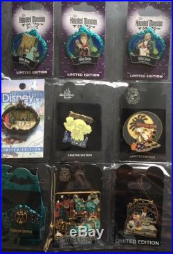 Disney Bag Lot of 49 Haunted Mansion Nightmare Halloween WDI LE Cast pin