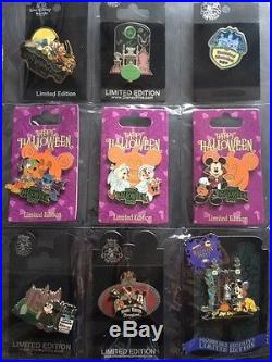Disney Bag Lot of 49 Haunted Mansion Nightmare Halloween WDI LE Cast pin