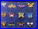Disney COMPLETE 12-pin Villians Beautiful Butterflies framed set WDW Epcot