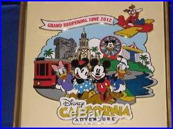 Disney California Adventure Grand DCA Large Jumbo Pin Limit Edition 500 LE Boxed