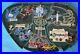 Disney Cast Disneyland Park Atlas Lands Map Puzzle 6 Piece Le Pin Set New